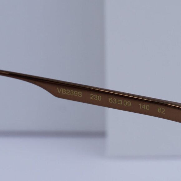 Victoria Beckham VB239S 230 Aviator Sunglasses – Brown/Brown Gradient - Picture 9 of 11